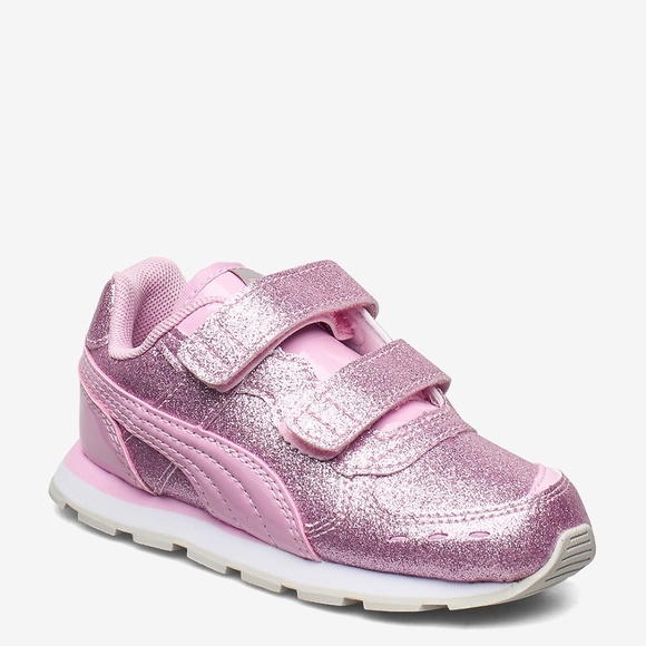 Puma Girls Vista Glitz V Sneaker - size 8 - Picture 1 of 7